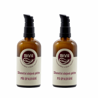 Aromaaterapie | Maat Maat Sluneční olejová péče - sada 100+100