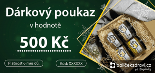 BUJÓNKA Dárkový poukaz Bujónka - doručení online v hodnotě 2000 Kč