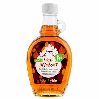 CountryLife COUNTRY LIFE SIRUP JAVOROVÝ GRADE A BIO 250 ML