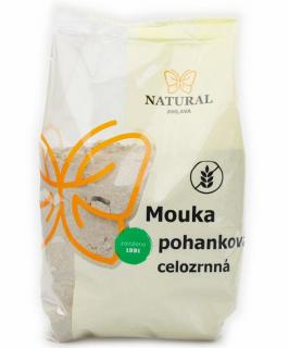 NATURAL NATURAL Mouka pohanková celozrnná bez lepku 400 g