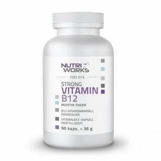 NutriWorks Nutriworks Strong Vitamin B12 (Silný vitamín B12) 90 kapslí