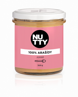 NUTTY NUTTY 100% Arašídové máslo jemné 300 g