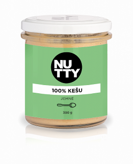 NUTTY NUTTY 100% Kešu máslo jemné 300 g