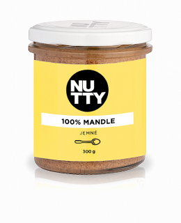 NUTTY NUTTY 100% Mandle máslo jemné 300 g