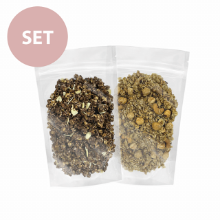 NUTTY NUTTY Balíček granola ořechová 400 g a čokoládová 400 g