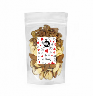 NUTTY Z lásky MIX OŘÍŠKŮ PREMIUM (kešu, pekanové, para, mandle) 1 kg