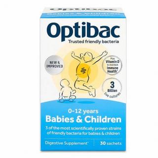 Optibac Optibac Babies and Children (Probiotika pro miminka a děti) 30 x 1,5 g sáček