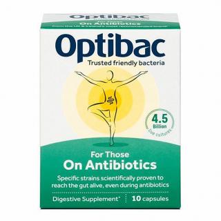 Optibac Optibac On antibiotics 10 kapslí (Probiotika při antibiotikách)