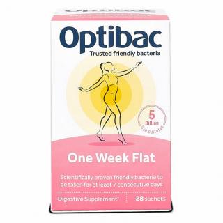 Optibac Optibac One Week Flat (Probiotika při nadýmání a PMS) 28 x 1,5g sáček
