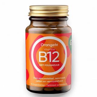 Orangefit ORANGEFIT VITAMINE B12 + FOLIC ACID 90 PASTILEK (B12 a kys. listová)