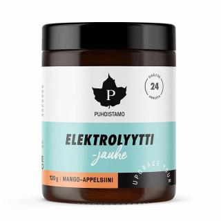 Puhdistamo Puhdistamo Electrolyte Powder MANGO - POMERANČ 120 g (směs elektrolytů)
