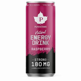 Puhdistamo Puhdistamo natural energy drink malina 330 ml