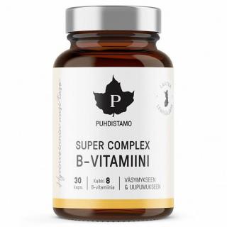 Puhdistamo Puhdistamo Super Vitamin B Complex 30 kapslí