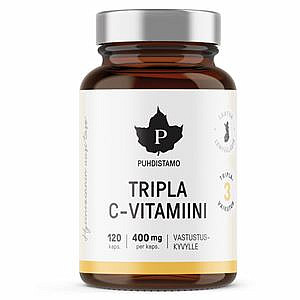 Puhdistamo Puhdistamo Triple Vitamin C 120 kapslí
