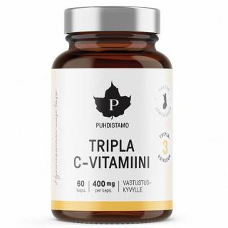 Puhdistamo Puhdistamo Triple Vitamin C 60 kapslí