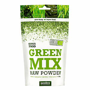 PURASANA Purasana Green Mix Powder bio 200 g (Směs zelených antioxidantů)