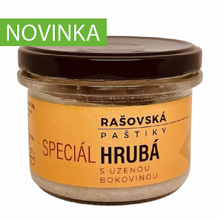 RAŠOVSKÁ Rašovská Paštika Hrubá - S uzenou bokovinou 160 g