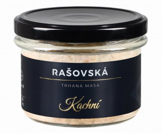 RAŠOVSKÁ Rašovská Trhané maso Kachní 160 g