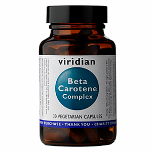 VIRIDIAN NUTRITION Viridian Beta Carotene Complex 30 kapslí