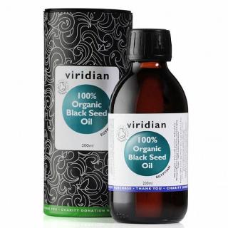 VIRIDIAN NUTRITION Viridian Black Seed Oil 200 ml Organic (Bio olej z egyptského černého kmínu)