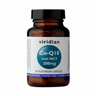 VIRIDIAN NUTRITION Viridian Co-enzym Q10 with MCT 200 mg 30 kapslí (Koenzym Q10)