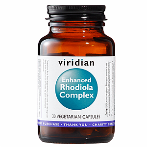 VIRIDIAN NUTRITION Viridian Enhanced Rhodiola Complex 30 kapslí (Komplex Rozchodnice růžové s adaptogeny)