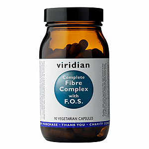 VIRIDIAN NUTRITION Viridian Fibre Complex with F.O.S. 90 kapslí (Vláknina a prebiotika)