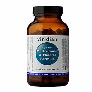 VIRIDIAN NUTRITION Viridian High Five Multivitamin &amp; Mineral Formula 120 kapslí