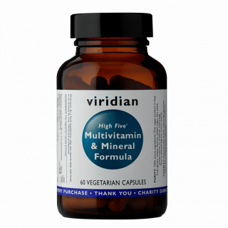 VIRIDIAN NUTRITION Viridian High Five Multivitamin &amp; Mineral Formula 60 kapslí