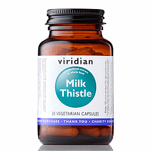 VIRIDIAN NUTRITION Viridian Milk Thistle 30 kapslí (Ostropestřec mariánský)