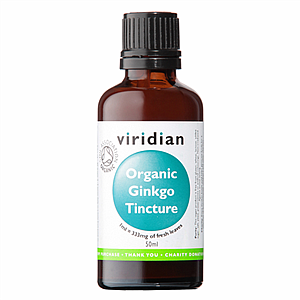 VIRIDIAN NUTRITION Viridian Organic Ginkgo Biloba Tincture 50 ml