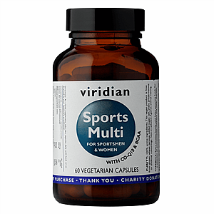 VIRIDIAN NUTRITION Viridian Sports Multi 60 kapslí (Vitamíny, minerály a rostlinné extrakty)