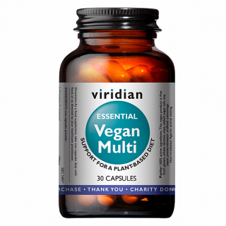 VIRIDIAN NUTRITION VIRIDIAN VEGAN MULTI 30 KAPSLÍ (multivitamin pro vegany)