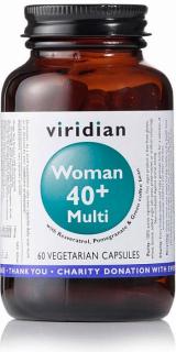 VIRIDIAN NUTRITION Viridian Woman 40+ Multi 60 kapslí