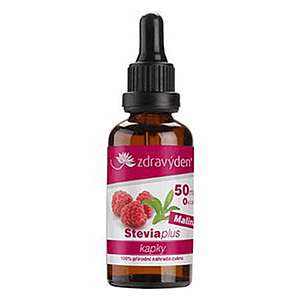 Zdravý den Zdravý den Stevia kapky 50 ml malina