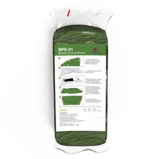 Blizzard 3 Layer Trauma Blanket - Green