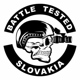 BTG Nálepky - BTG logo okrúhle - biele