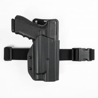 Duty Kydex Holster Glock 17 - Black / Pravák / TLR-1