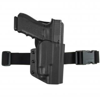 Duty Kydex Holster Glock 17 - Black / Pravák / TLR-7