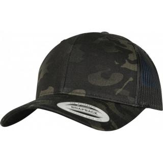 Flexfit Retro Trucker Cap - Multicam Black