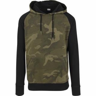 Other Manufacturers | Camo Contrast Raglan Hoody - L