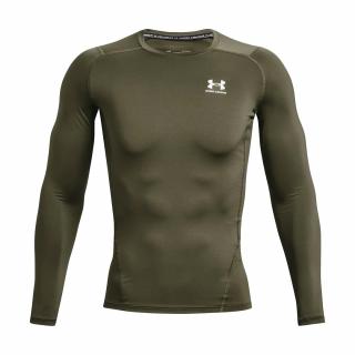 Under Armour HG Comp LS - Green / L