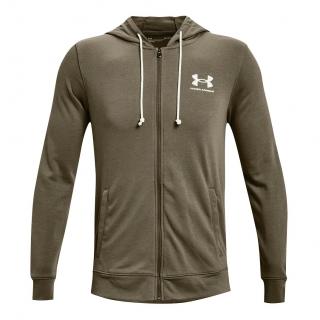 Under Armour | UA Rival Terry LC FZ - Zelená / XL