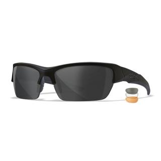 WX Valor 2.5mm Grey/Clear/Rust - Matte Black frame