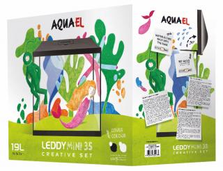 AQUAEL Akvárium Set LEDDY MINI 35 čierne 19L