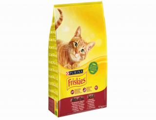 FRISKIES Cat granule adult s hovädzím, kuraťom a zeleninou 10kg