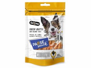 Hau&amp;Miau PAUSE SNACK rawhide sticks with chicken 80 g