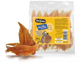 Hau&amp;Miau PAUSE SNACK Soft chicken  inner white rawhide stick 500g mäkké kuracie filety na paličke