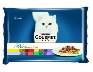 Kapsička GOURMET PERLE Mäsové DUO 4x85g