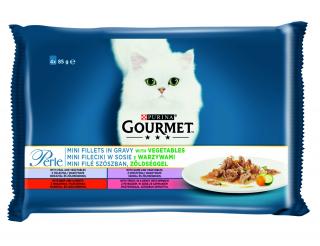 Kapsička GOURMET PERLE Mix šťava so zeleninou 4x85g